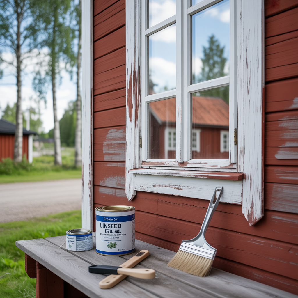 mala fonster utomhus guide till skrapning olja fargval