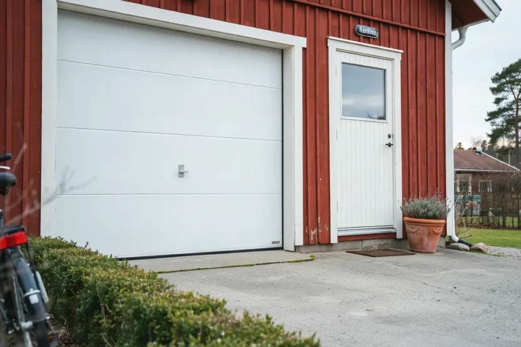 omm lning av garageport och f rr dsd rr i raml sa